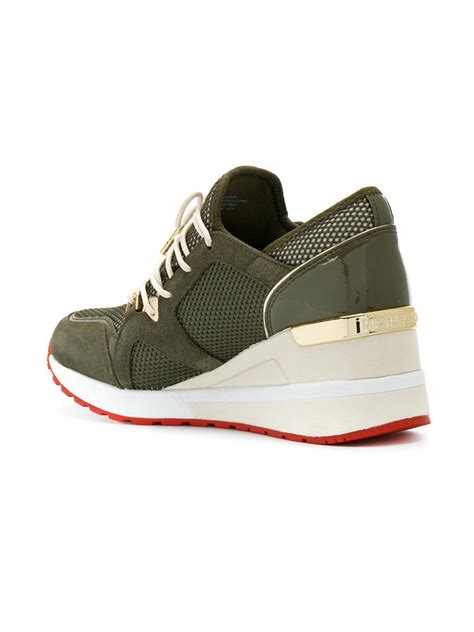 green michael kors shoes